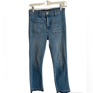 Veronica Beard High waisted cropped jeans